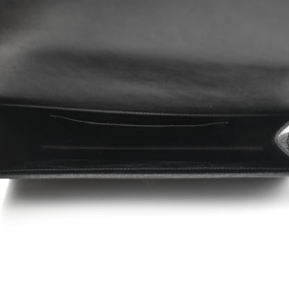 Saint Laurent Calfskin Monogram Large Belle De Jour Clutch Black 7 of 13