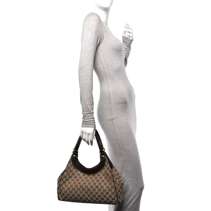 Gucci Monogram Medium Charmy Shoulder Bag Dark Brown 2 of 10