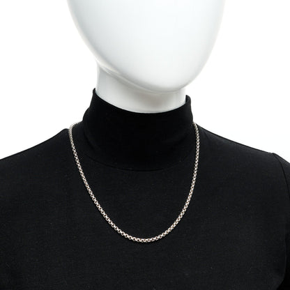 David Yurman Sterling Silver 14K Yellow Gold 3.6mm Box Chain Necklace 20" 2 of 5