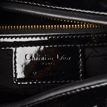 Christian Dior Patent Cannage Large Lady Dior Black 8 of 9