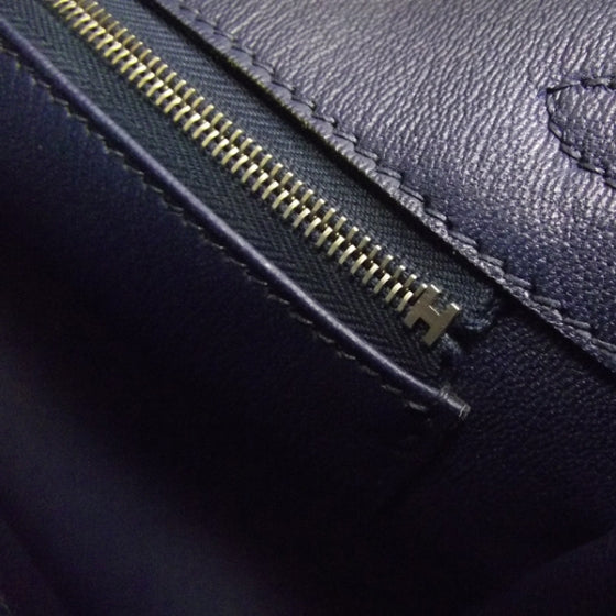 Niloticus Crocodile BIRKIN 25 Matte Bleu Brighton Palladium