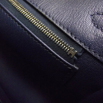 Hermes Niloticus Crocodile BIRKIN 25 Matte Bleu Brighton Palladium 11 of 12