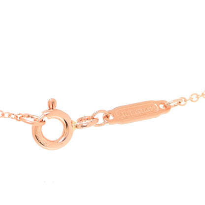 Tiffany 18K Rose Gold Diamond Medium Ampersand Pendant Necklace 4 of 7