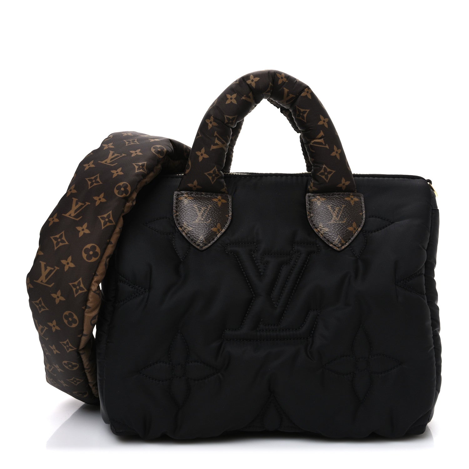 Louis Vuitton Econyl Mini Monogram Pillow Speedy Bandouliere 25 Black 1 of 9