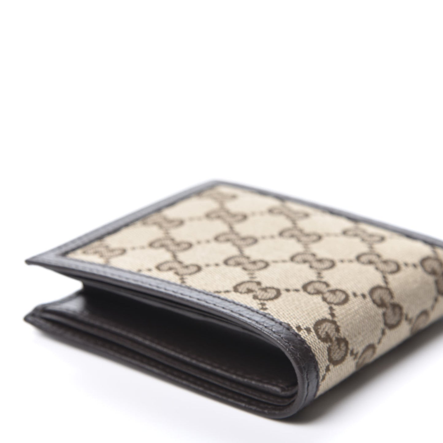 Monogram Bi-Fold Wallet Dark Brown