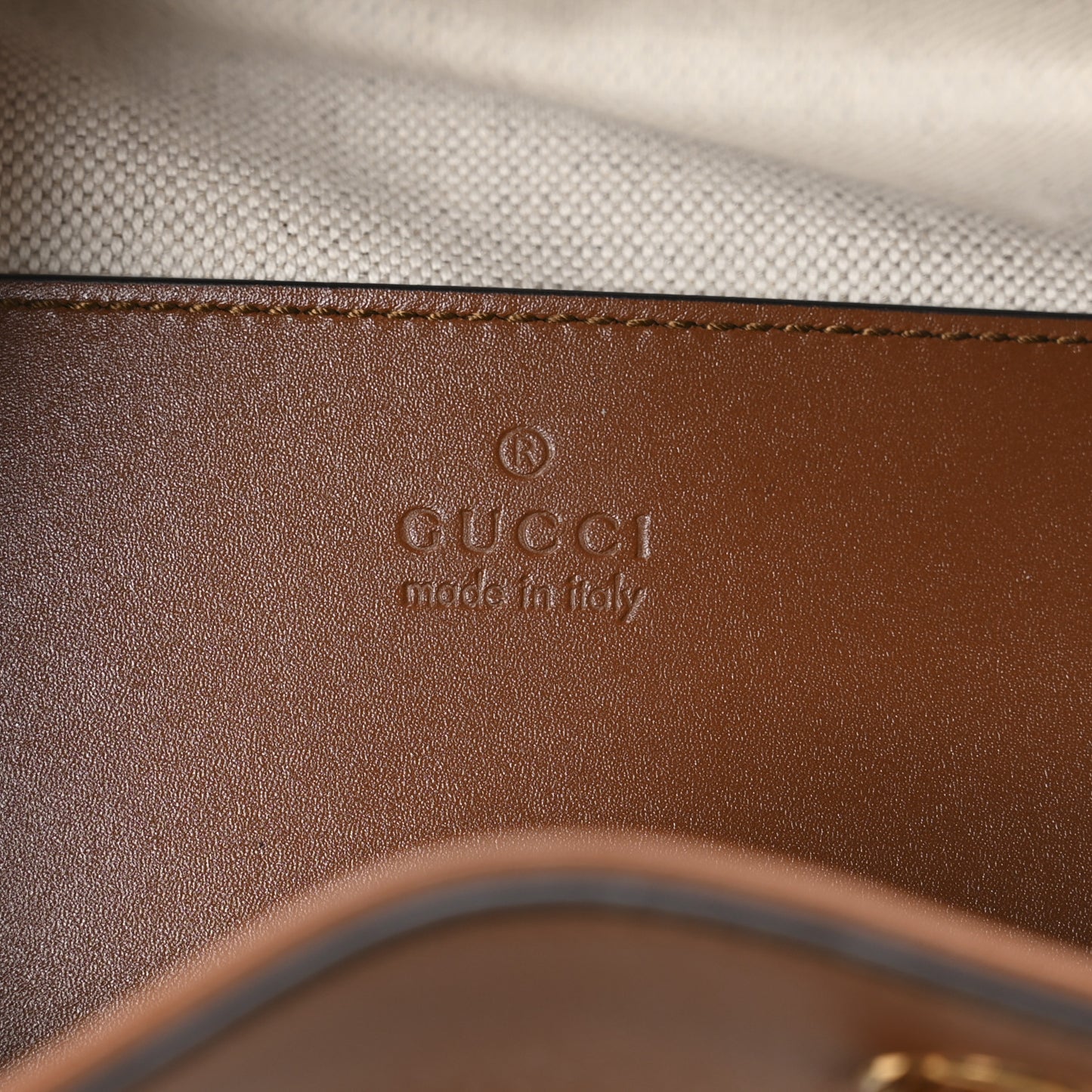 Calfskin Bamboo Backpack Cuir