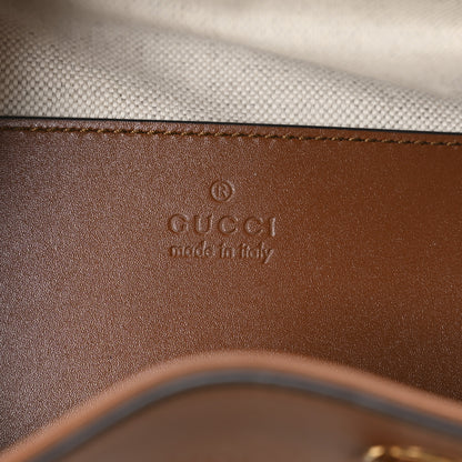 Gucci Calfskin Bamboo Backpack Cuir 6 of 10