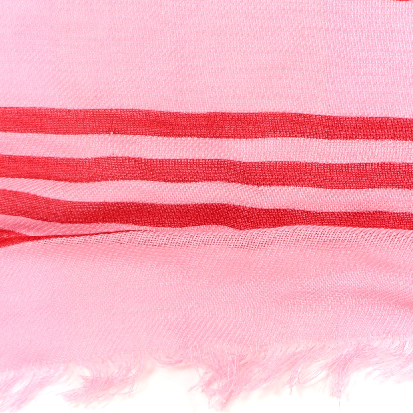 Silk Skull Scarf Pink Red