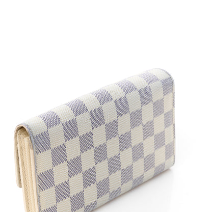 Louis Vuitton Damier Azur Sarah Wallet 13 of 13