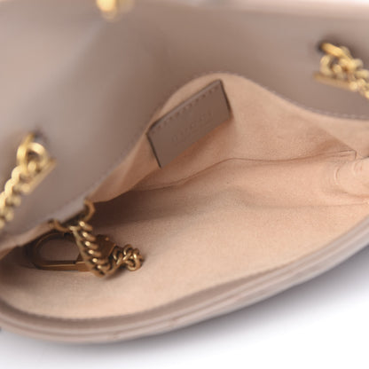 Gucci Calfskin Matelasse Super Mini GG Marmont Shoulder Bag Porcelain Rose 5 of 10