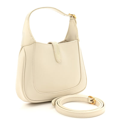 Gucci Boarded Dyana Lux Calfskin Mini Jackie 1961 Hobo Mystic White 2 of 12