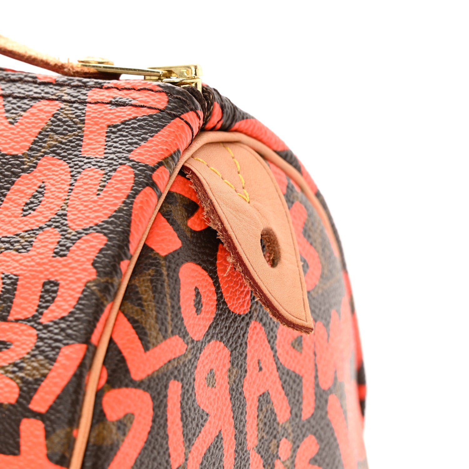 Louis Vuitton Monogram Graffiti Speedy 30 Orange 11 of 13