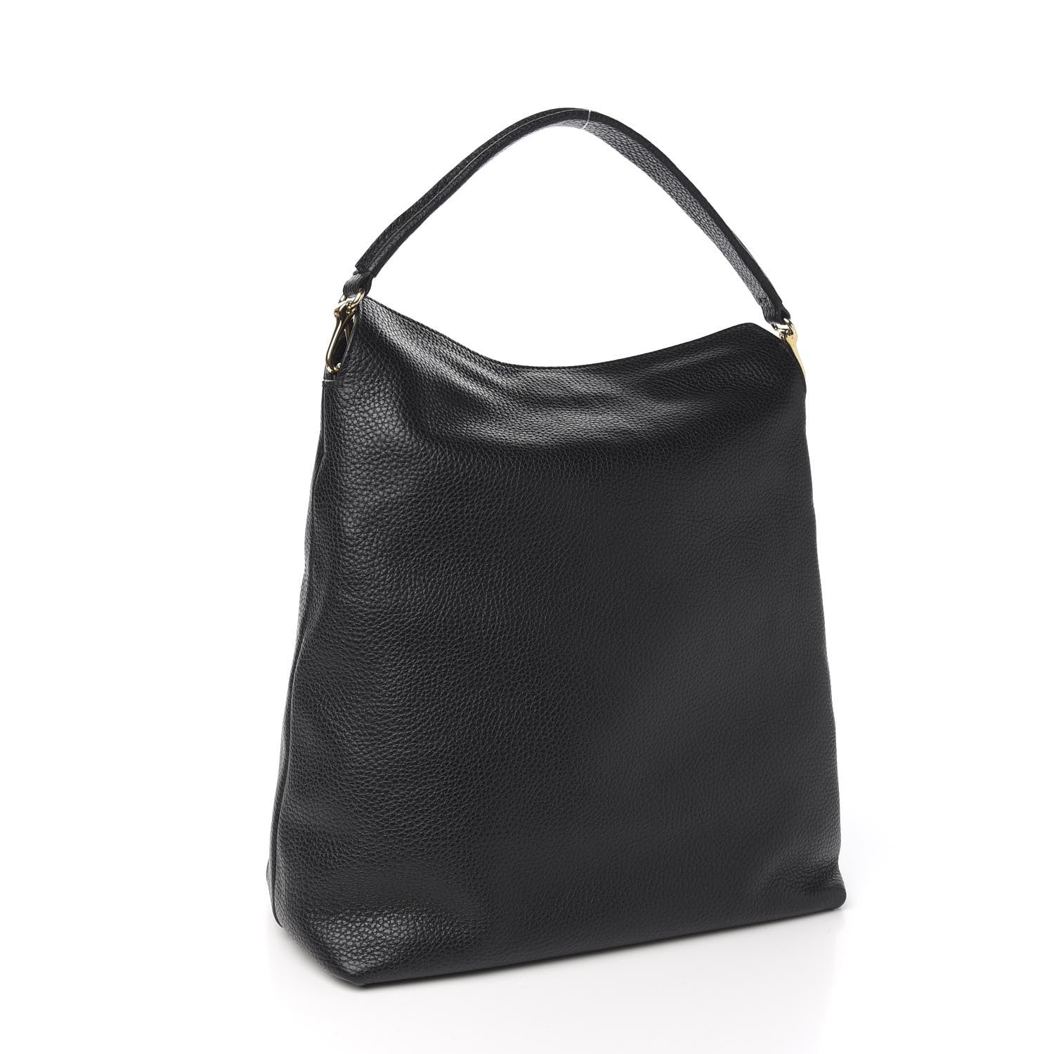 Burberry Grainy Calfskin Medium Cale Hobo Black 2 of 9