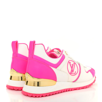 Louis Vuitton Calfskin Run Away Sneakers 36 Rose 4 of 10