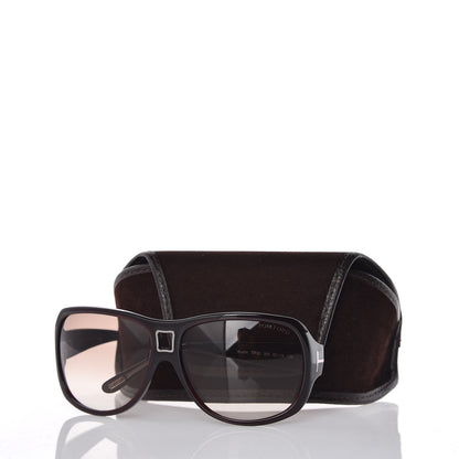 Tom Ford Austin Sunglasses TF50 Burgundy 7 of 7