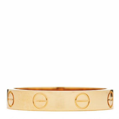 Cartier 18K Yellow Gold 3.5mm LOVE Wedding Band Ring 54 7 3 of 4
