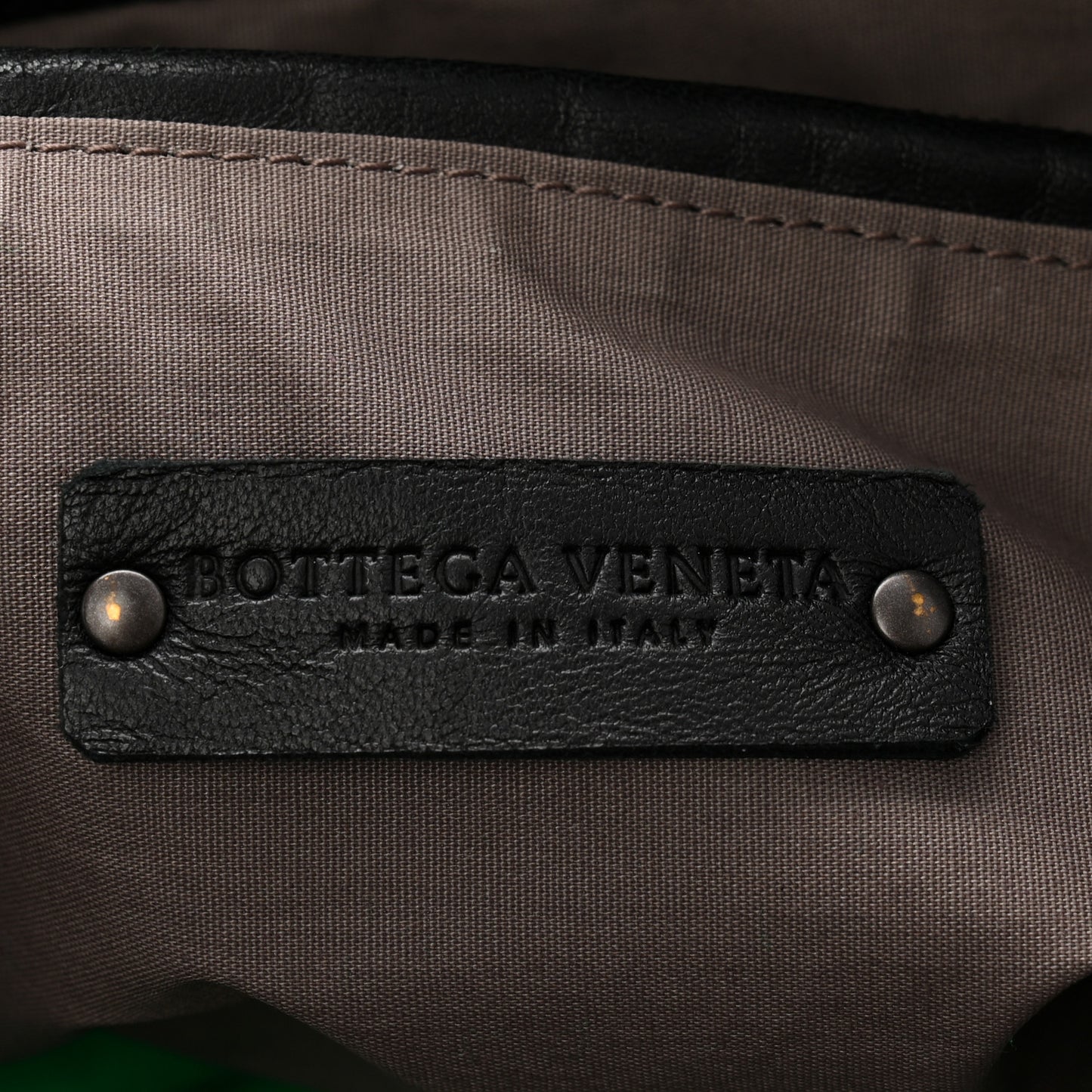 Ostrich Nappa Intrecciato Tote Black