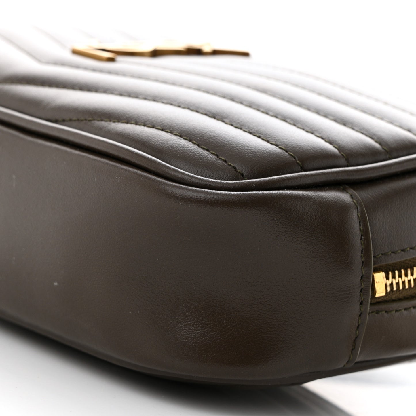 Calfskin Matelasse Monogram Mini Lou Camera Bag Light Musk