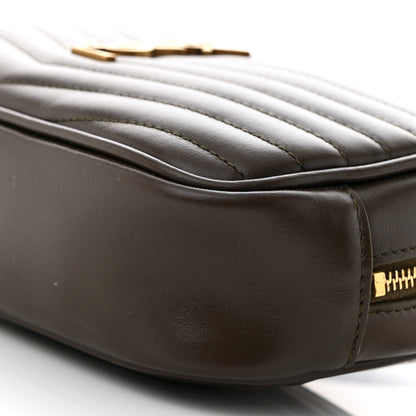 Saint Laurent Calfskin Matelasse Monogram Mini Lou Camera Bag Light Musk 10 of 10