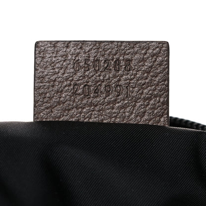 Gucci X THE NORTH FACE Econyl Nylon Medium Backpack Black Ivory New Acero Crop 6 of 9