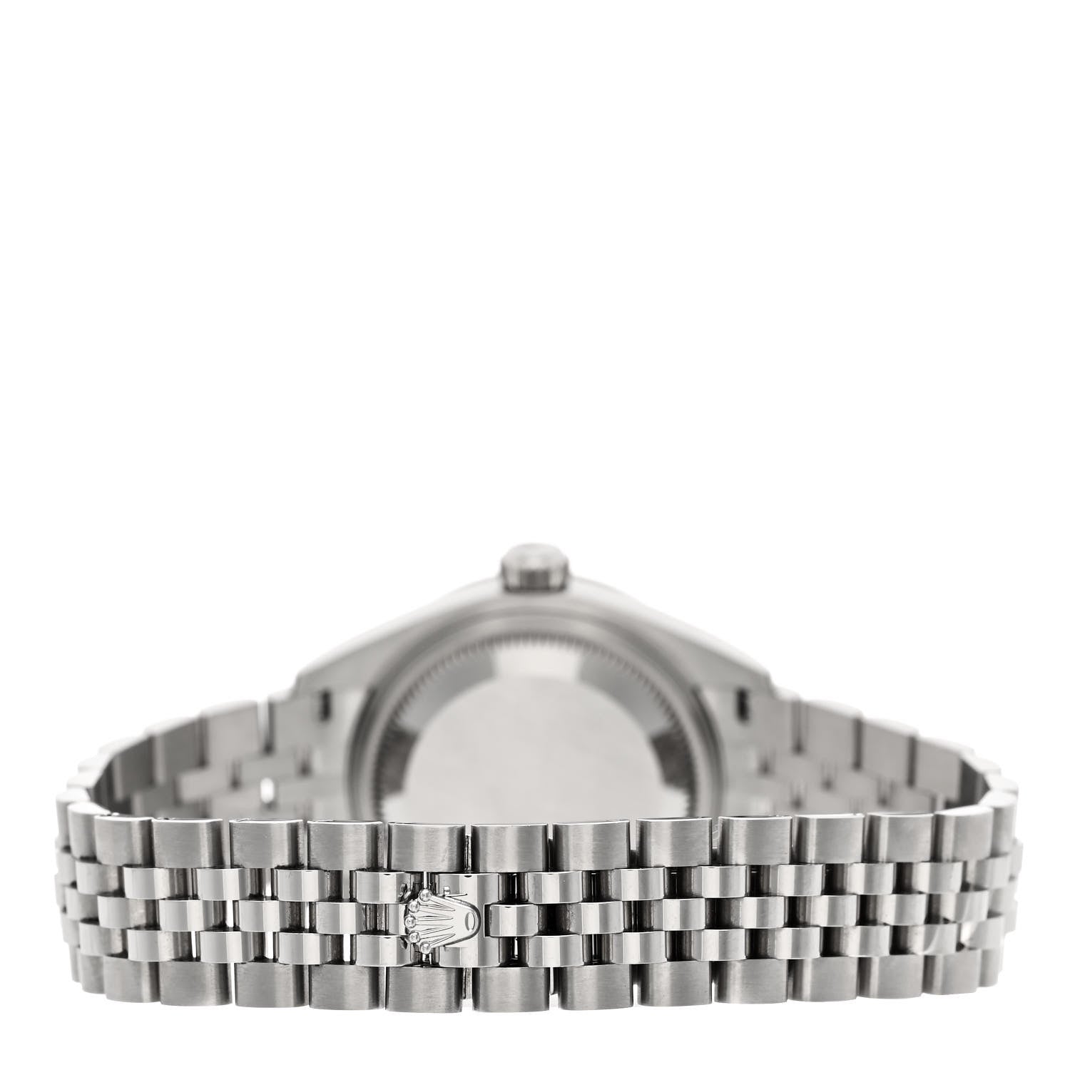 Rolex Stainless Steel 18K White Gold Diamond 28mm Oyster Perpetual Datejust Watch Dark Grey 279384RBR 3 of 5