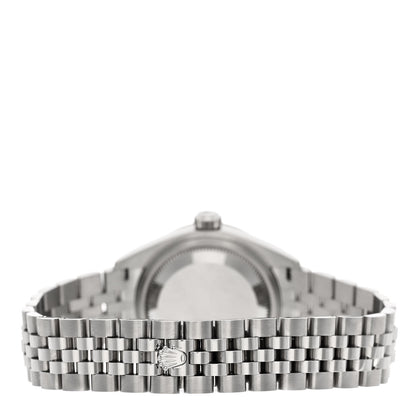 Rolex Stainless Steel 18K White Gold Diamond 28mm Oyster Perpetual Datejust Watch Dark Grey 279384RBR 3 of 5