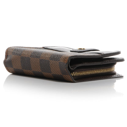 Louis Vuitton Damier Ebene Zippe Zipped Compact Wallet 4 of 7