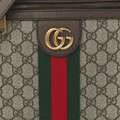 Gucci GG Supreme Monogram Web Small Ophidia Messenger Bag Brown 9 of 12
