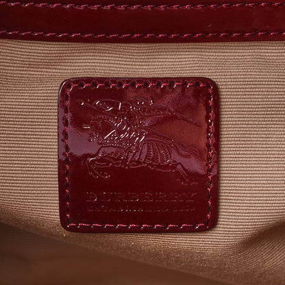Burberry Supernova Check Small Tote Red 6 of 8