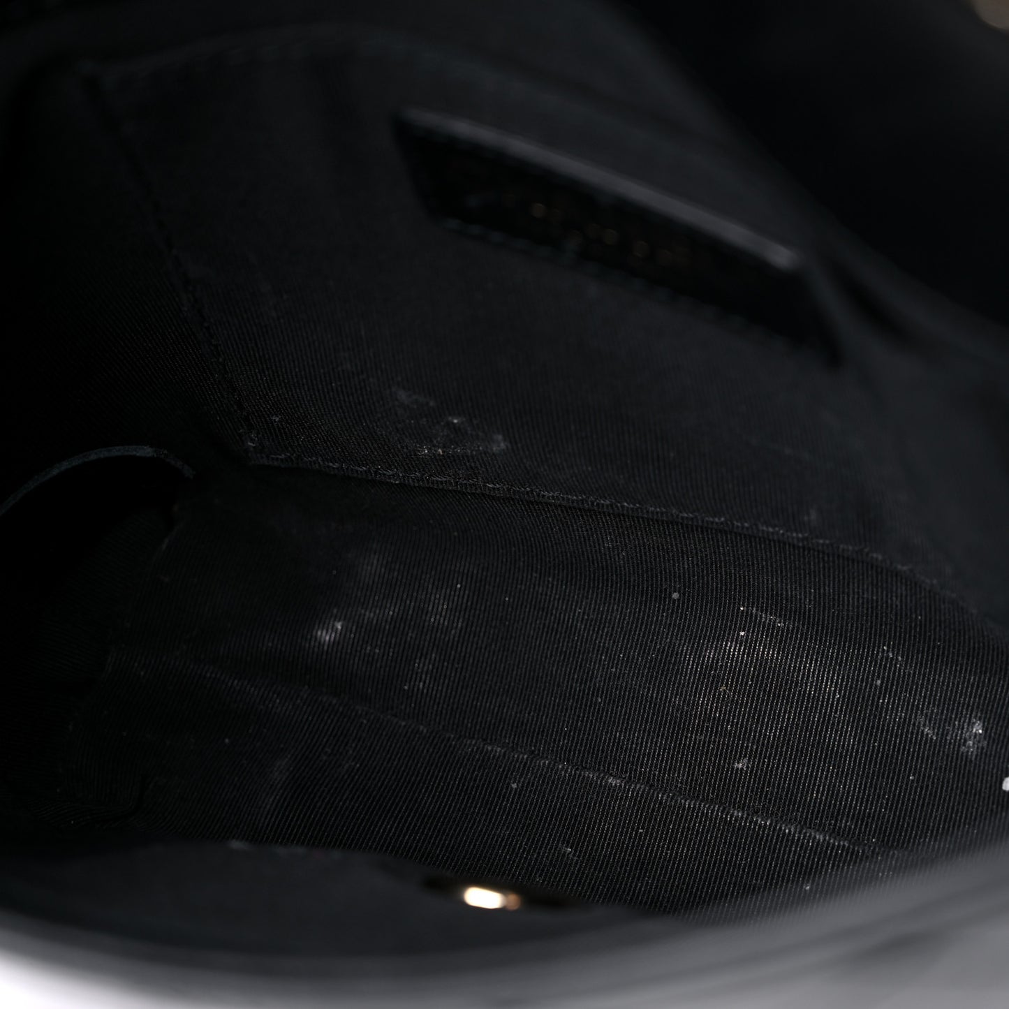 Calfskin Stitched Small Covered CC Flap Bag Black