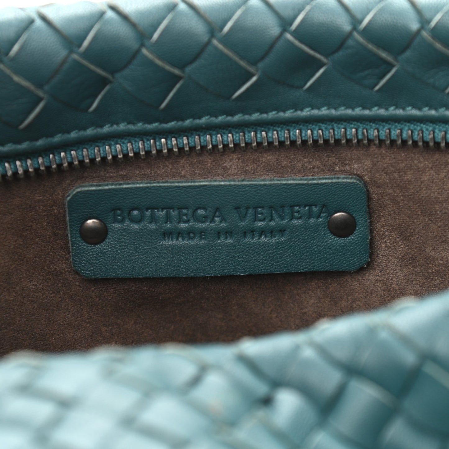 Nappa Intrecciato Small Shoulder Bag Mallard