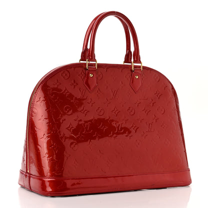 Louis Vuitton Vernis Alma GM Pomme D'Amour 2 of 10