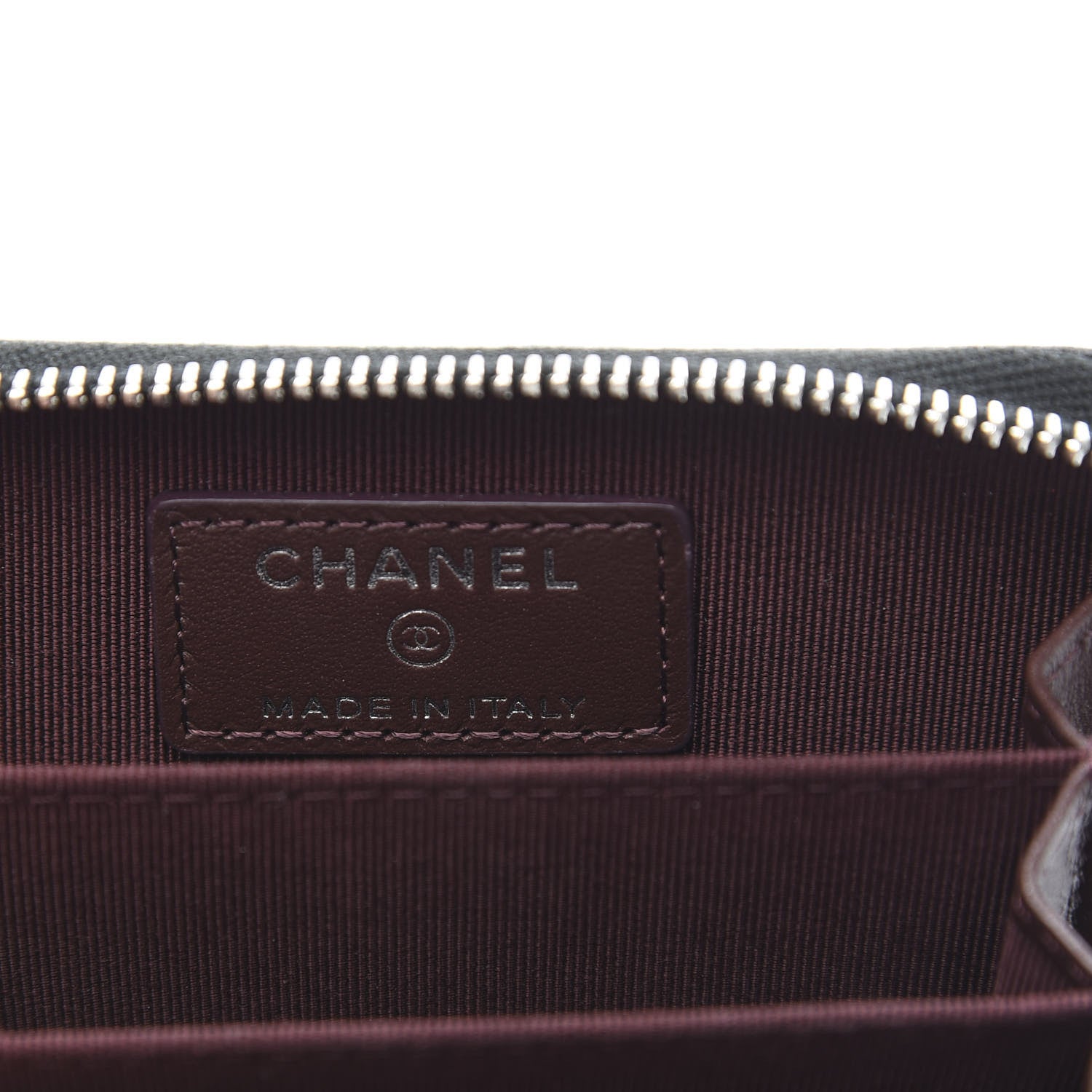 Chanel Caviar Quilted Zip Coin Purse Black 6 of 8
