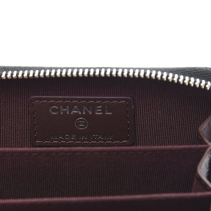 Chanel Caviar Quilted Zip Coin Purse Black 6 of 8