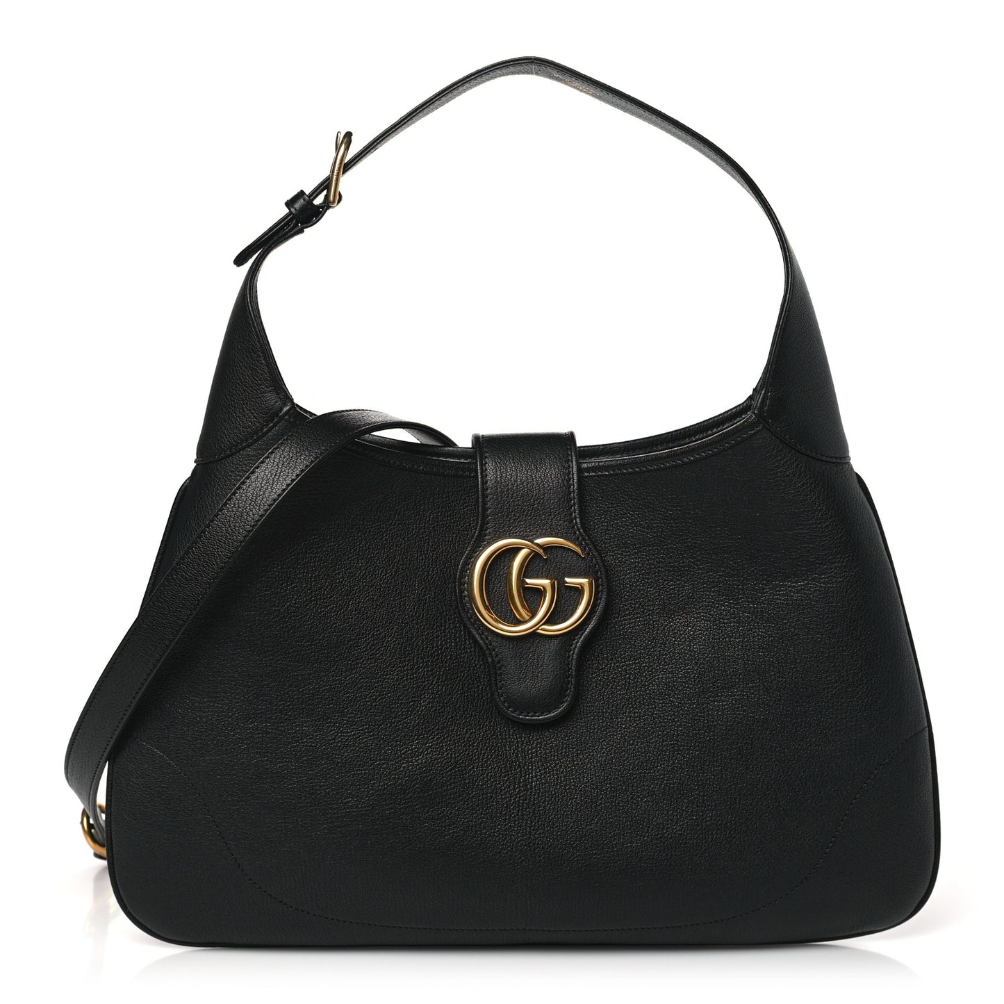Goatskin Medium Aphrodite Shoulder Bag Black