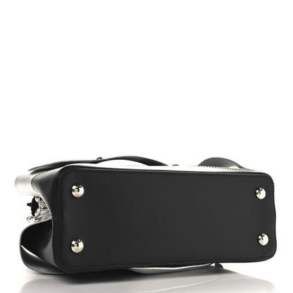 Louis Vuitton Calfskin Liu Wei Artycapucines Capucines PM Black Silver 3 of 9