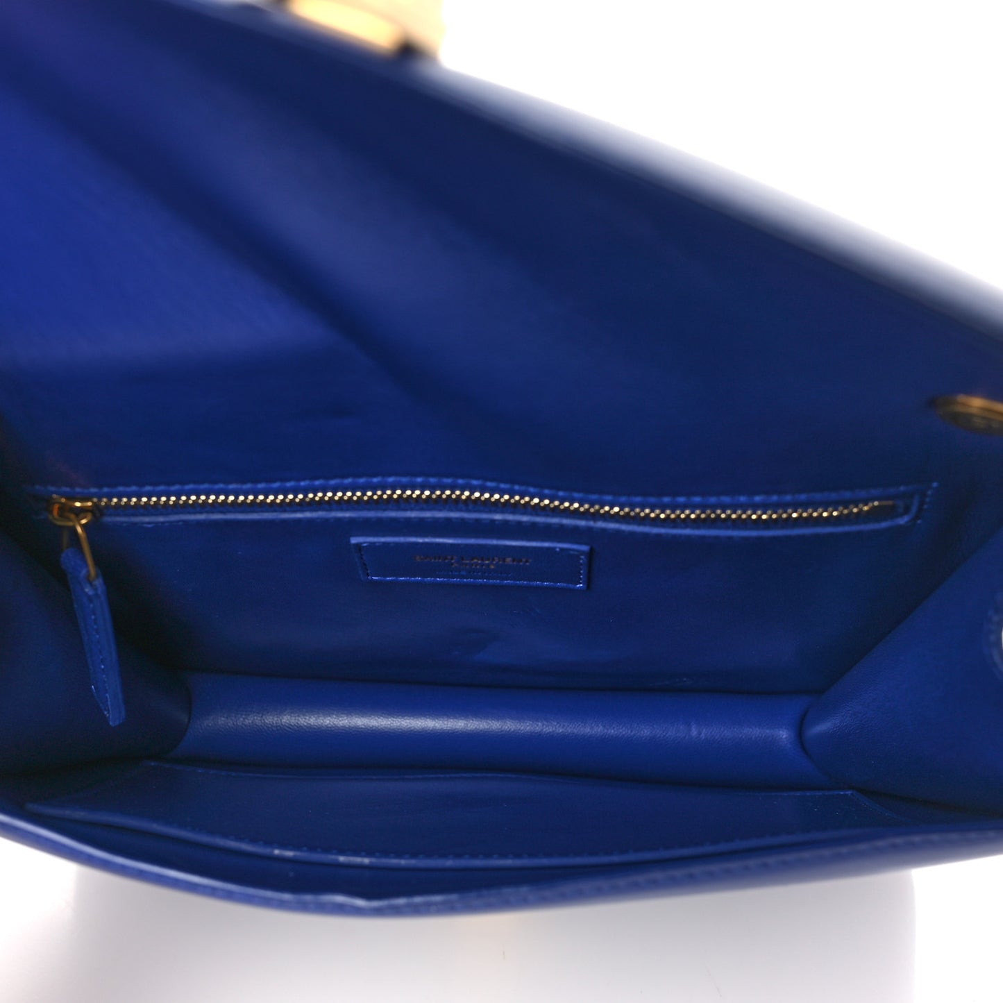 Smooth Calfskin Carre Satchel Royal Blue