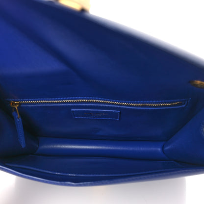 Saint Laurent Smooth Calfskin Carre Satchel Royal Blue 5 of 9