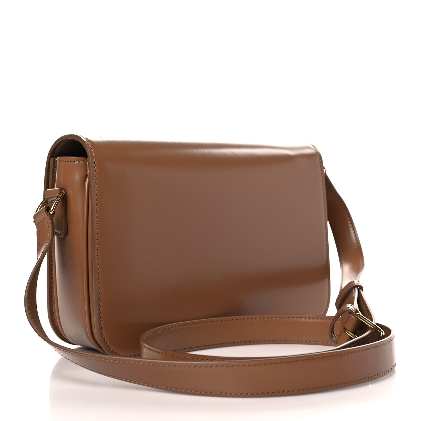 Shiny Calfskin Medium Triomphe Bronze