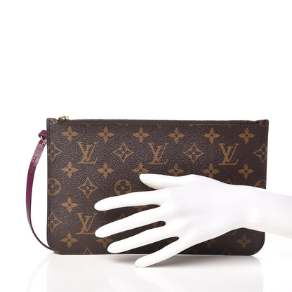 Louis Vuitton Monogram Totem Neverfull MM GM Pochette Magenta 2 of 7
