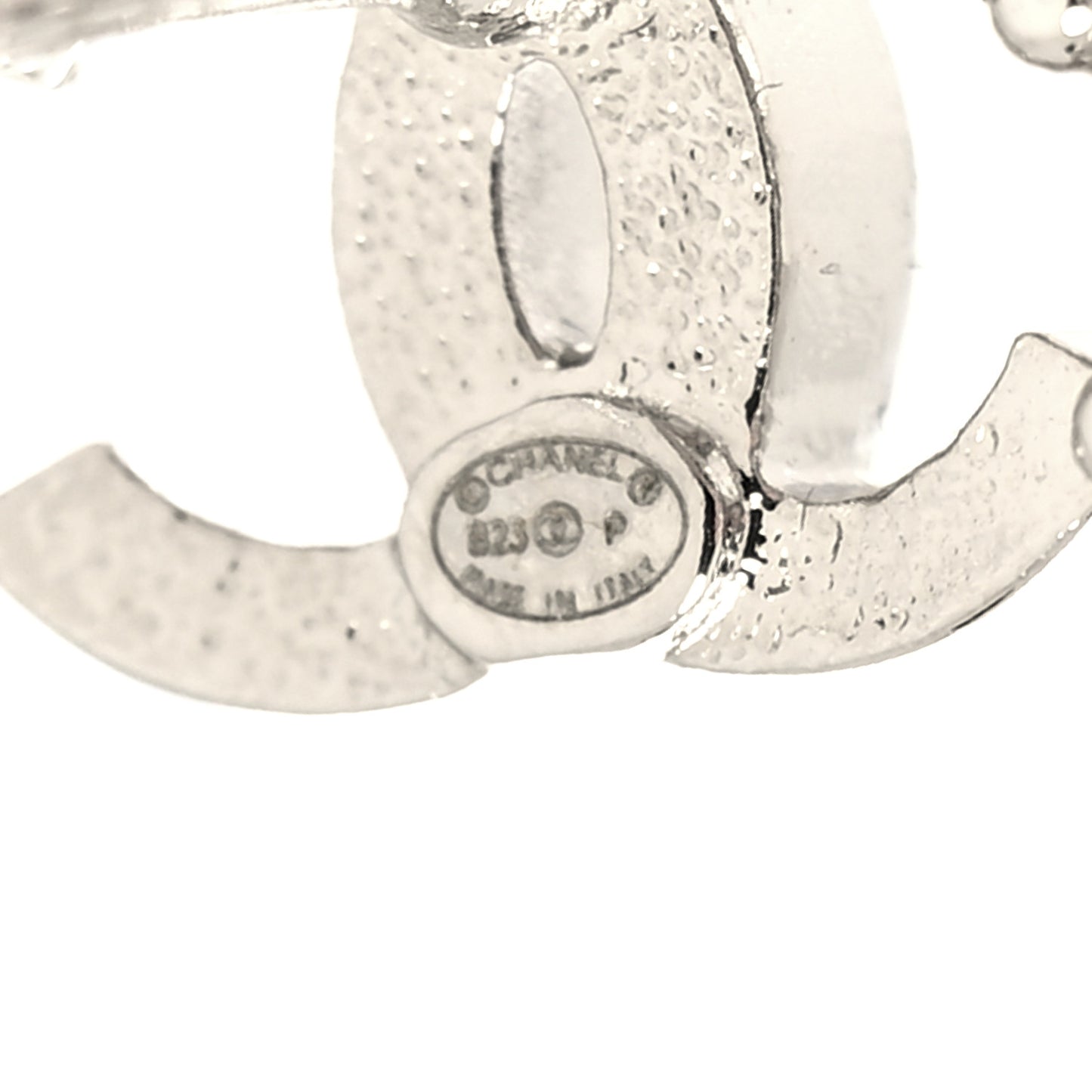 Crystal Star 5 CC Earrings Silver