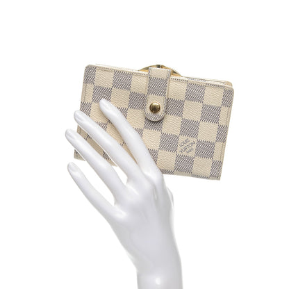 Louis Vuitton Damier Azur French Purse Wallet 2 of 9