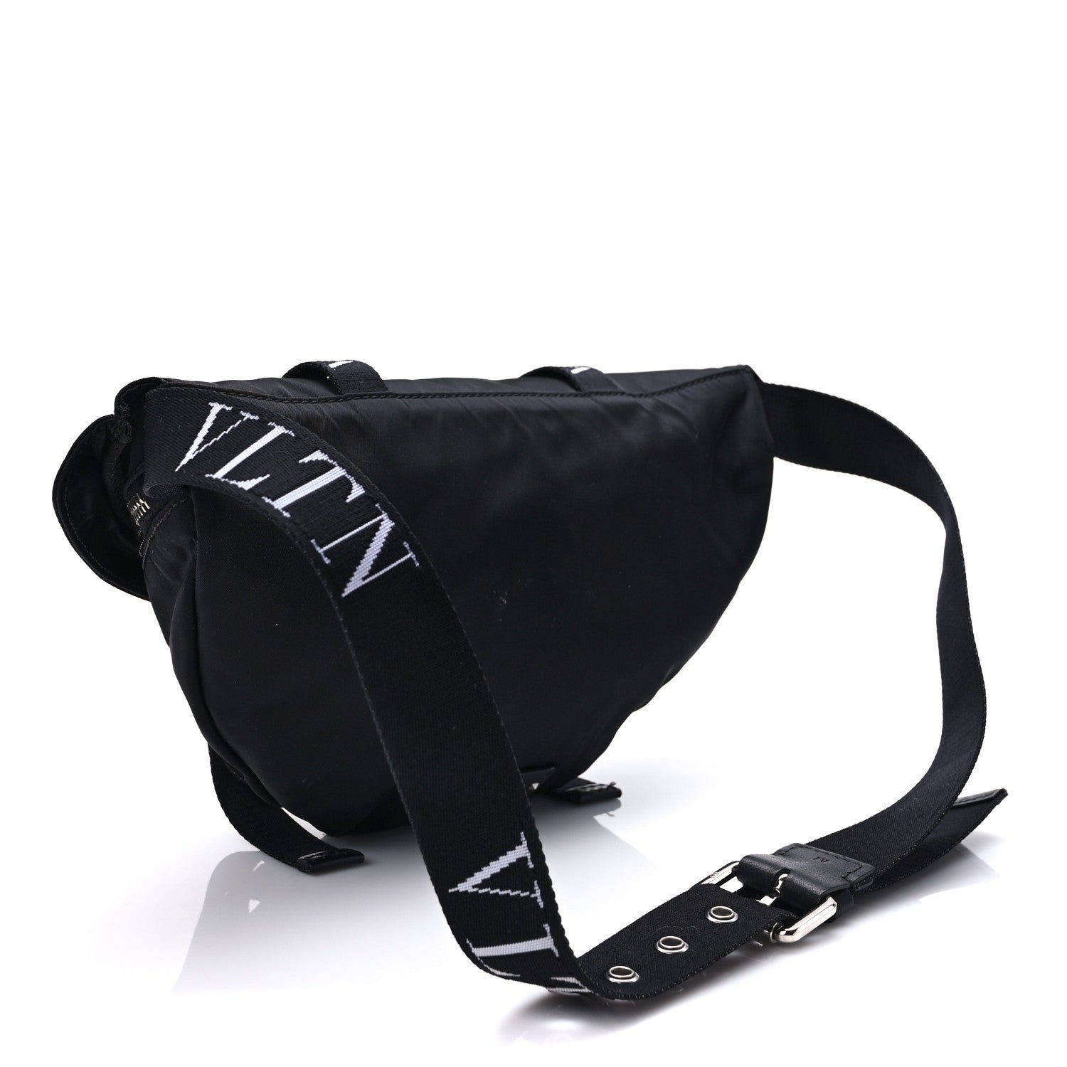 Valentino Garavani Nylon Ribbon VLTN Belt Bag Black 2 of 7