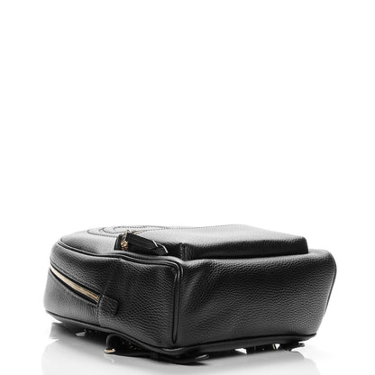 Gucci Pebbled Calfskin Soho Chain Backpack Black 4 of 6