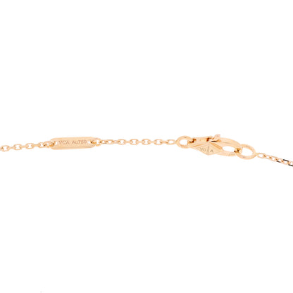 Van Cleef & Arpels 18K Rose Gold Sweet Alhambra Pendant Necklace 3 of 4