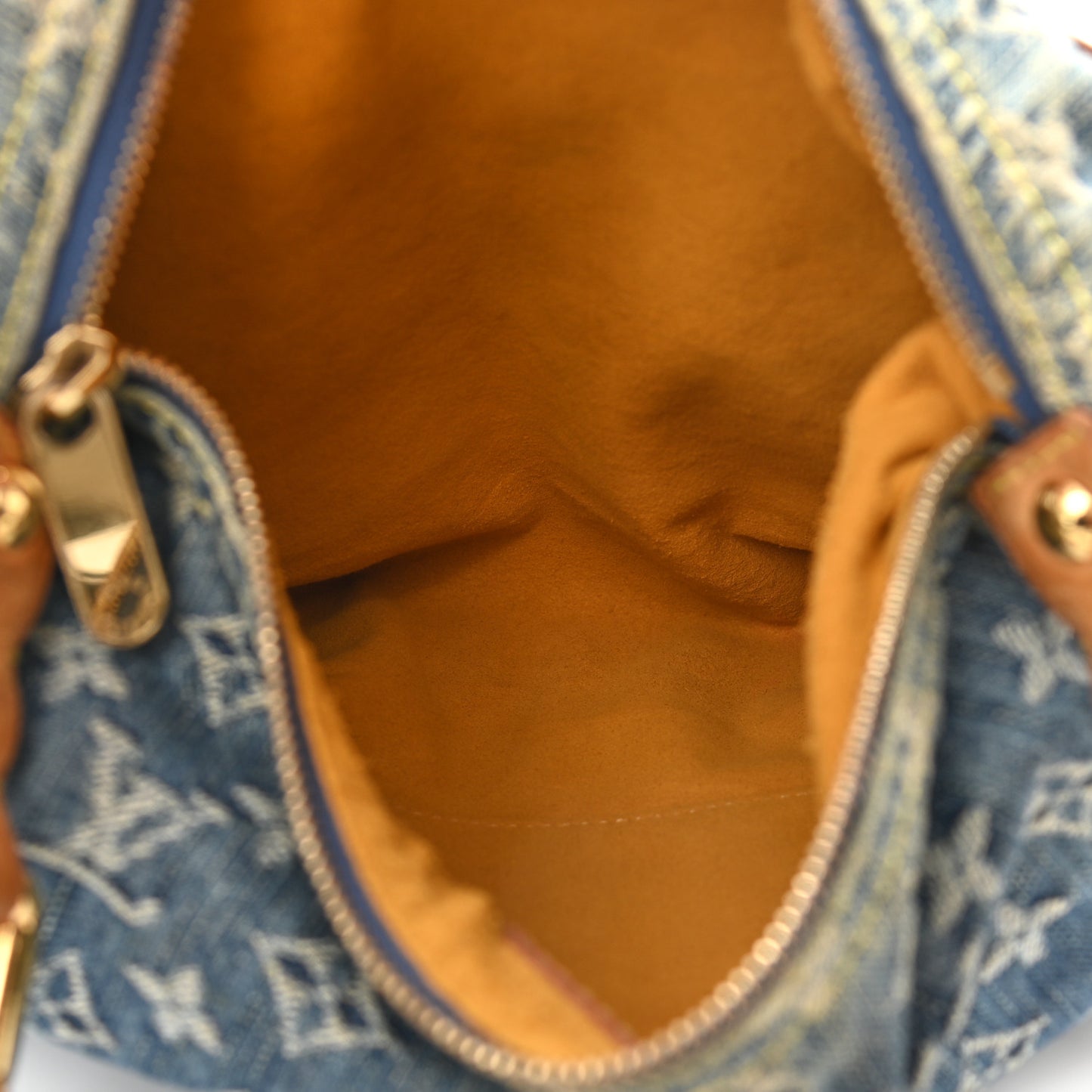 Monogram Denim Baggy PM Blue