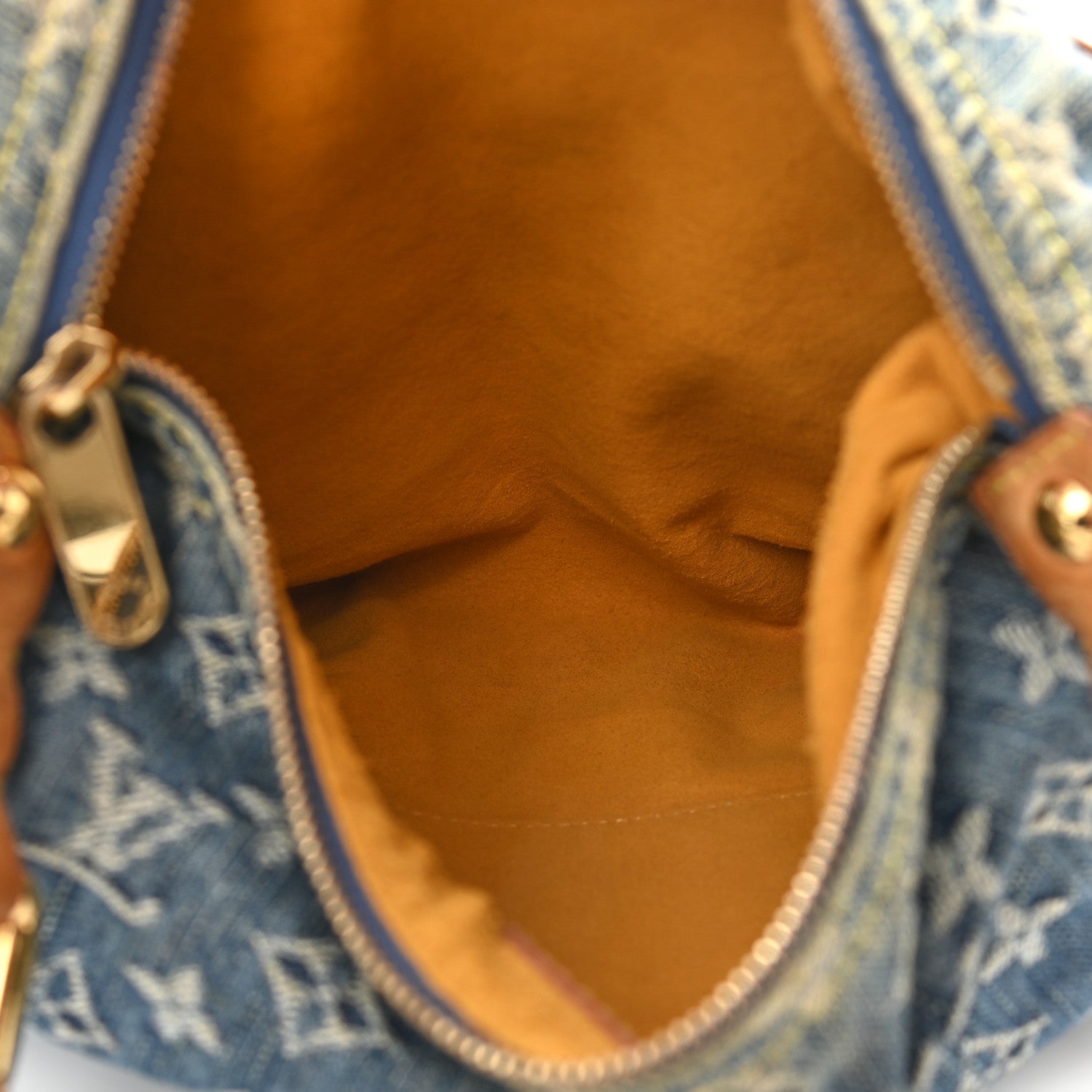 Louis Vuitton Monogram Denim Baggy PM Blue 5 of 9