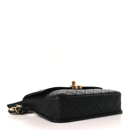 Chanel Calfskin Quilted Waist Bag With Coin Purse Black 4 of 9