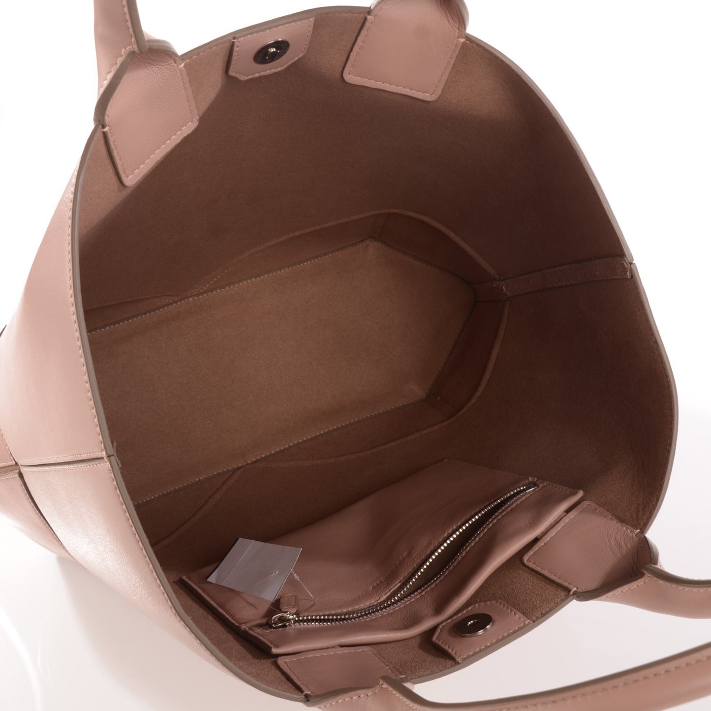 Nappa Easy Tote Pale Pink