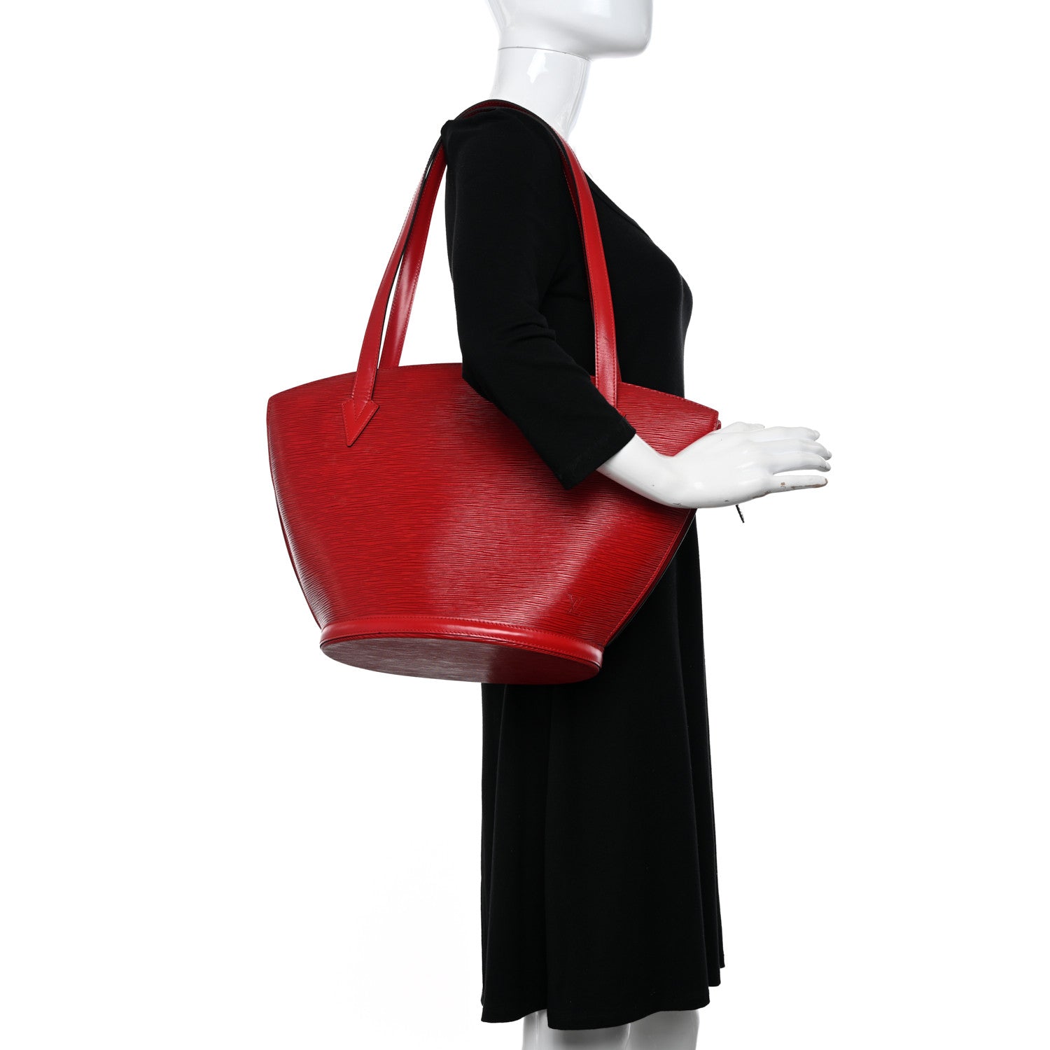 Louis Vuitton Epi Saint Jacques GM Castillan Red 2 of 12